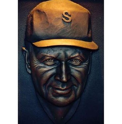 Hp Pavillion At San Jose Hall Of Fame. Bronze Bas Relief Plaque.